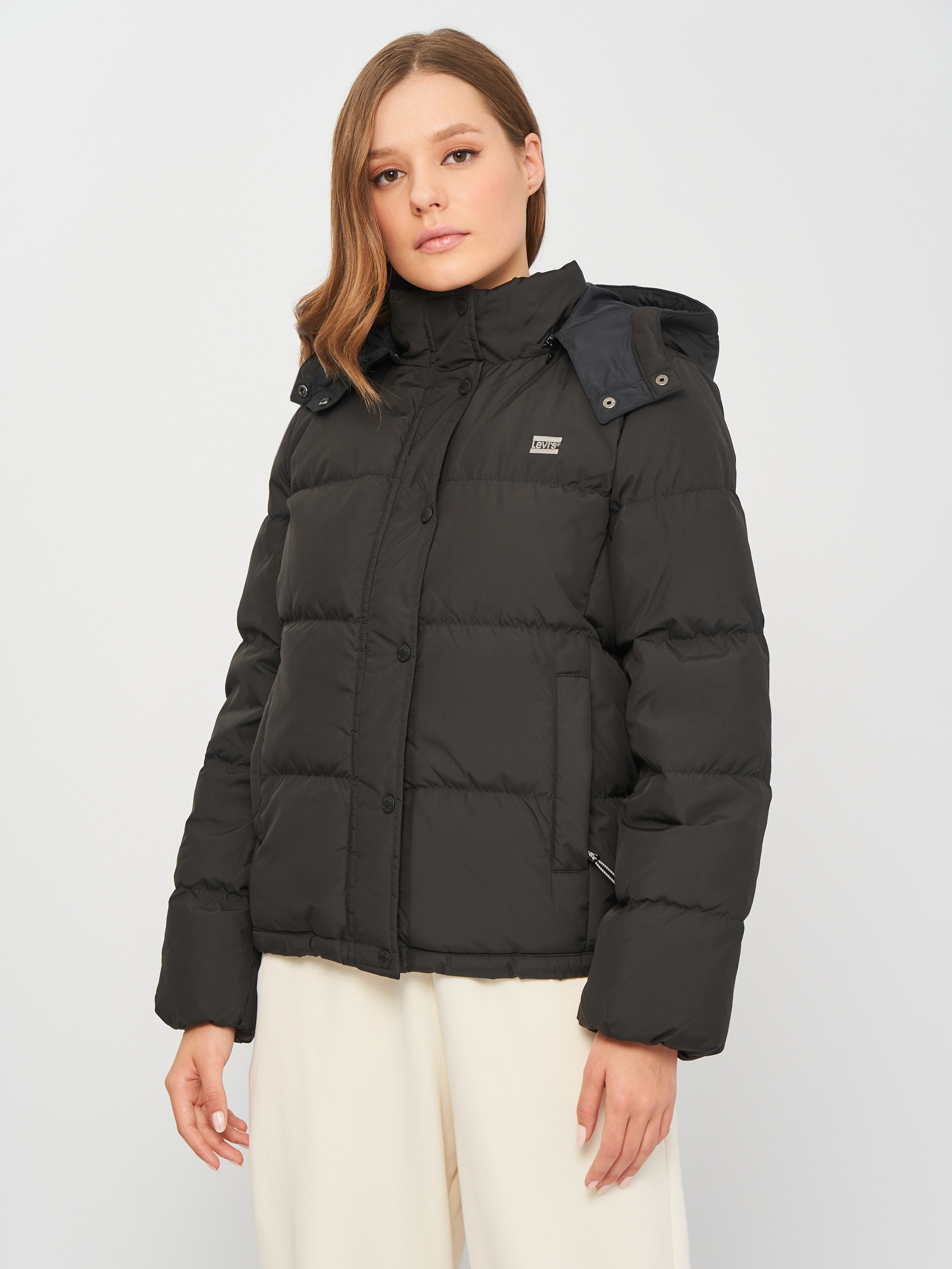 

Пуховик Levi's Quinn Short Down Puffer A0679-0000 L Caviar