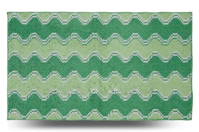 

Коврик для ванной Dariana 70x120 см зеленый Волна D-6686-YV