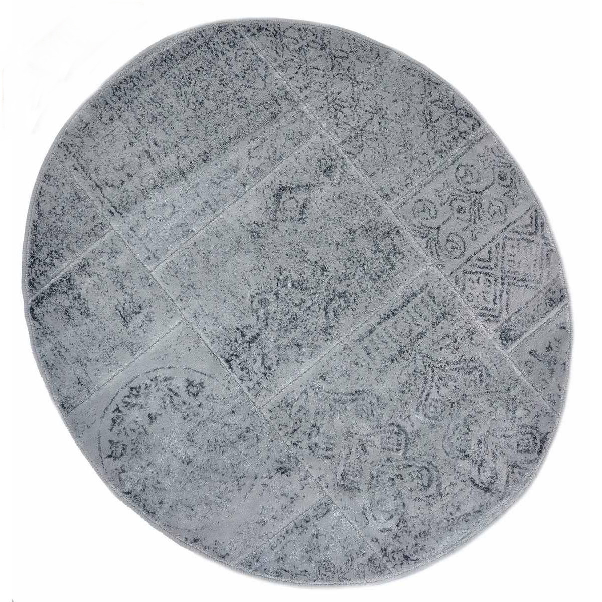 

Коврик Arya в ванную круглый 120 см Eskitme Серый AR-TR1004842-grey-YV