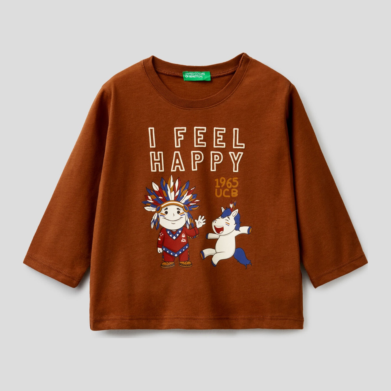 

Футболка с длинными рукавами United Colors of Benetton 3ATNC15FL.P-09K XX 100 см