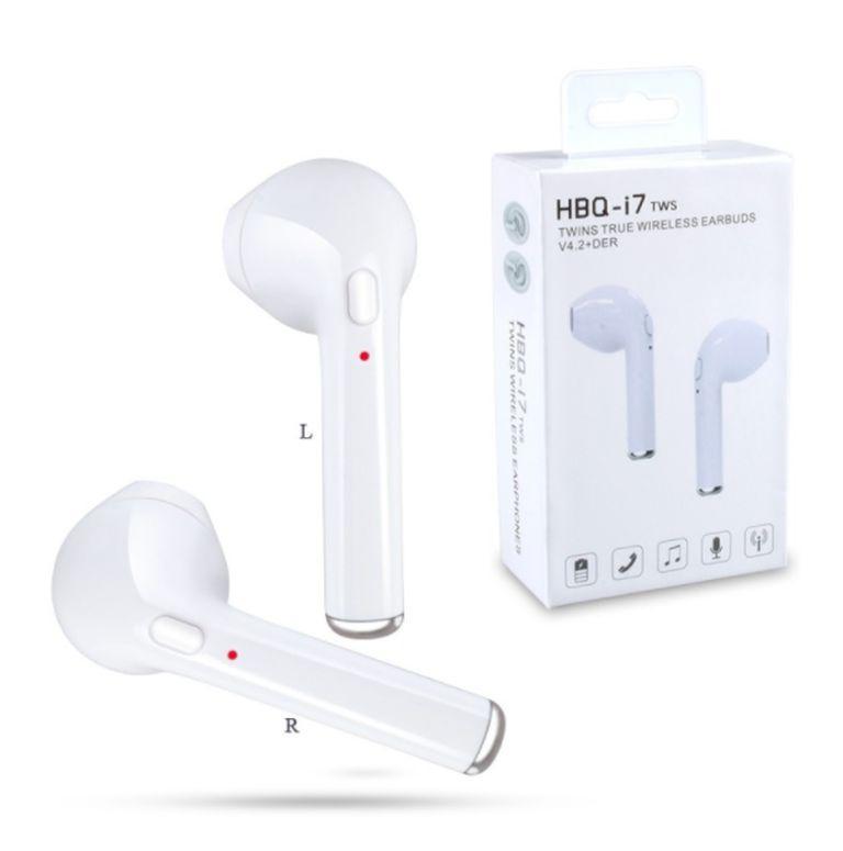 

Беспроводные наушники HBQ I7 TWS White невидимые с гарнитурой Mic Bluetooth для Iphone Android