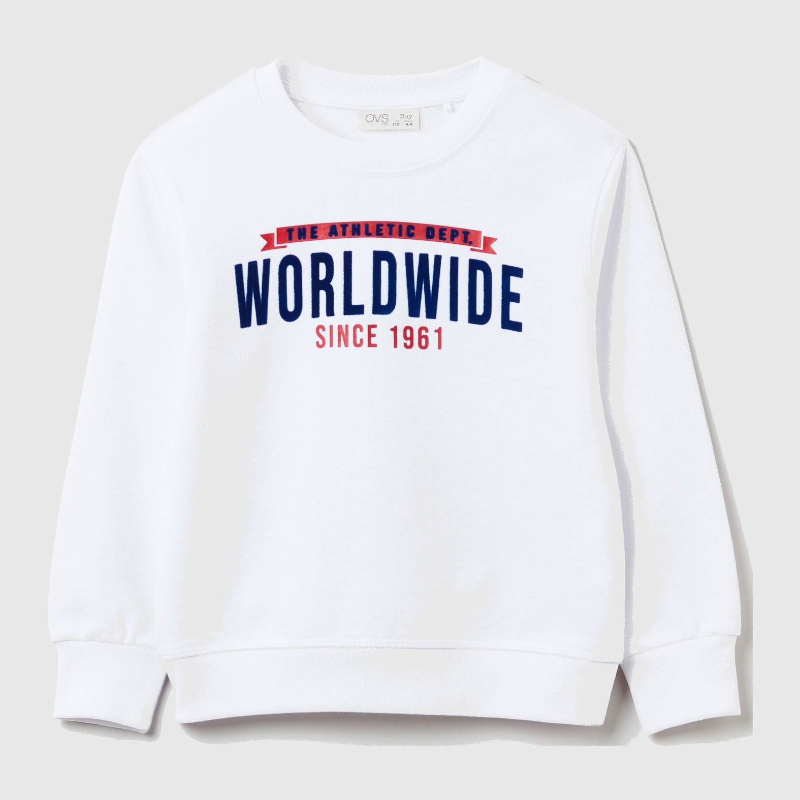 

Свитшот OVS 1296469 110 см White