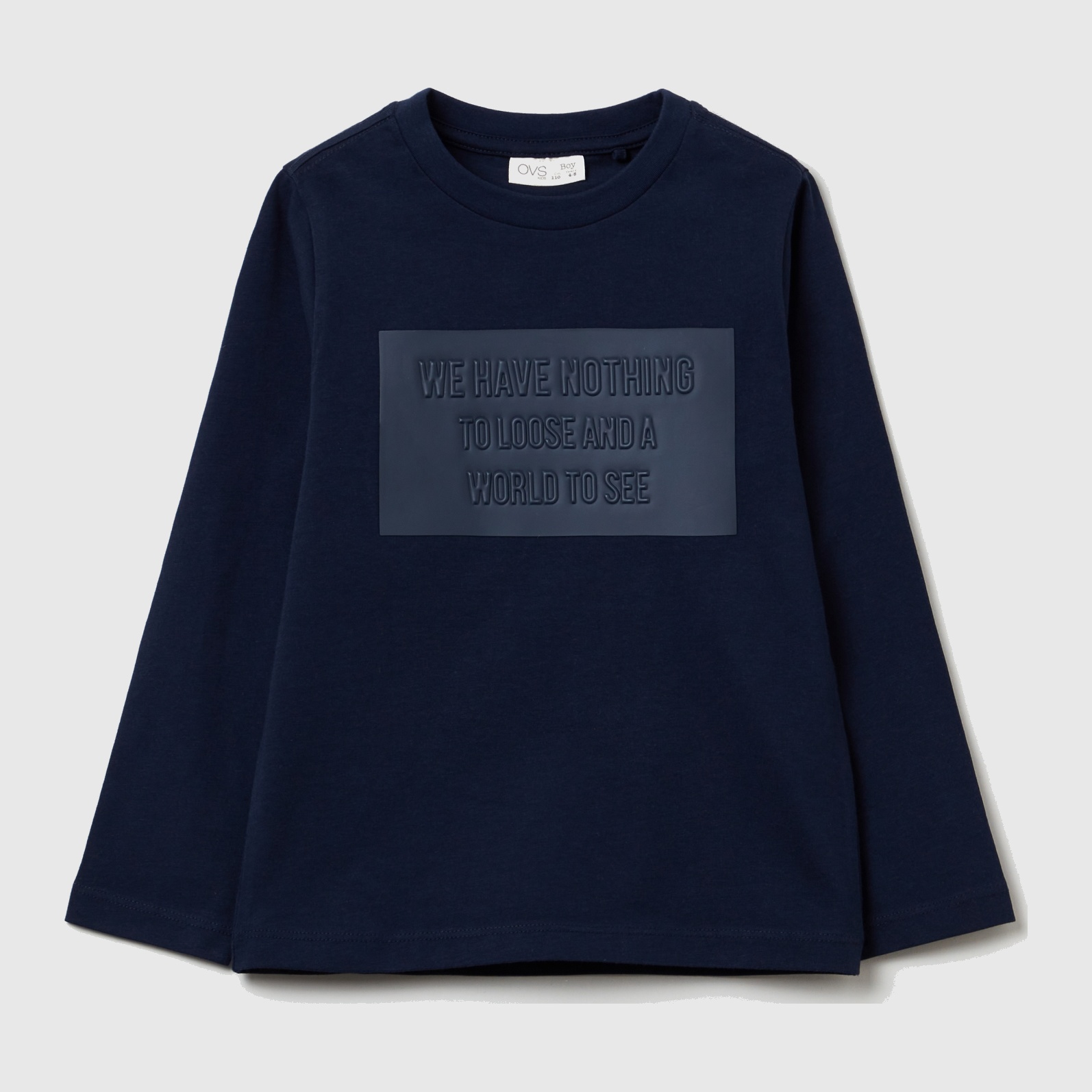 

Футболка с длинными рукавами OVS 1296861 140 см Blue