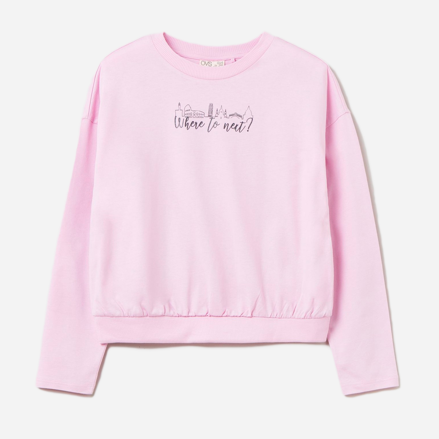 

Свитшот OVS 1288009 158 см Pink