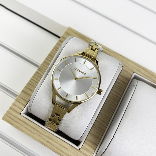 

Наручные часы Guardo 012440-4 Gold-White