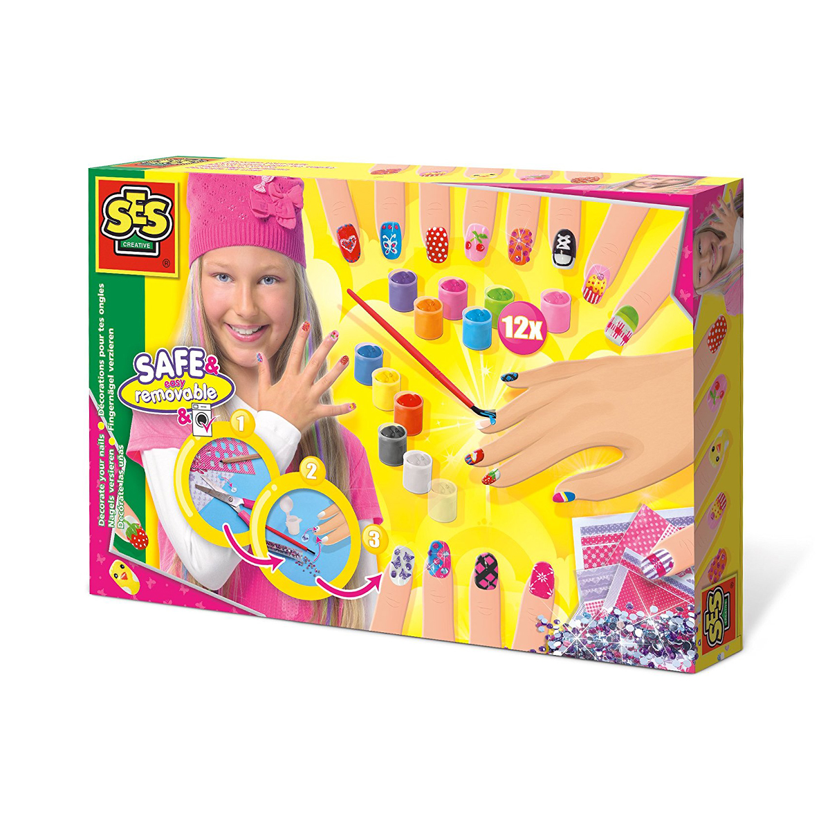 

Игровой набор для юного нейл-арт мастера - модница (декор для ногтей)