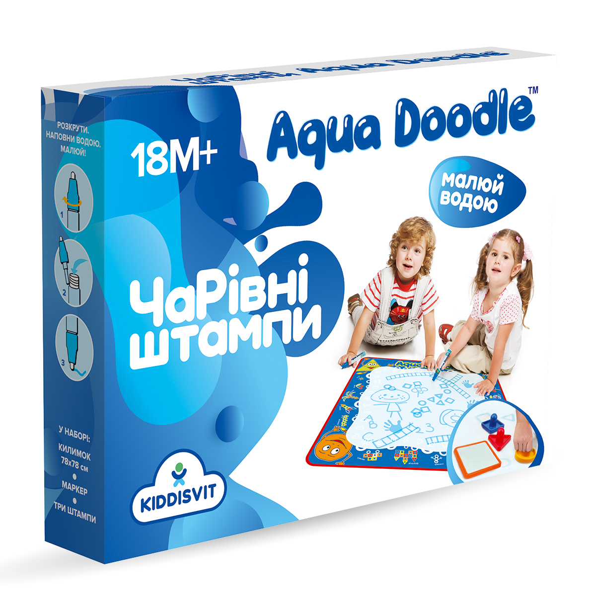 

Набор для творчества AQUA DOODLE - ВОЛШЕБНЫЕ водные штампы