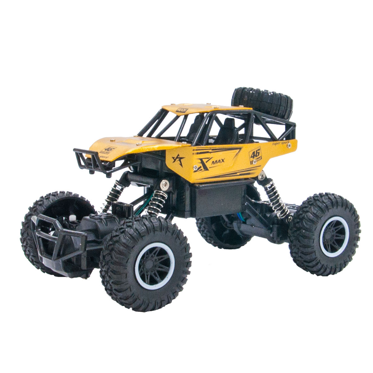 

Автомобиль OFF-ROAD CRAWLER на р / у - ROCK SPORT (золотой, аккум. 3,6V, металл. Корпус, 1:20)