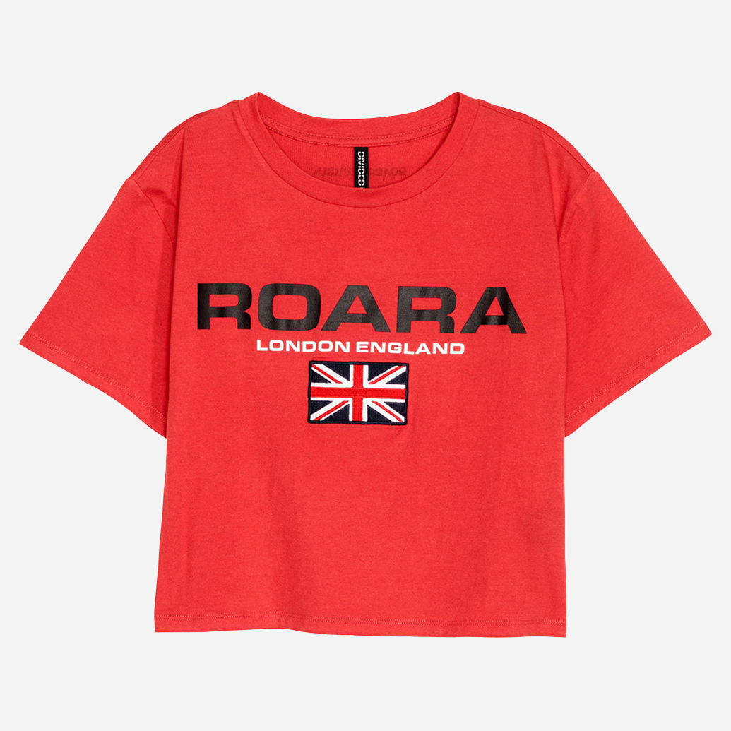 

Футболка H&M 0636779_красный_03 М Красная