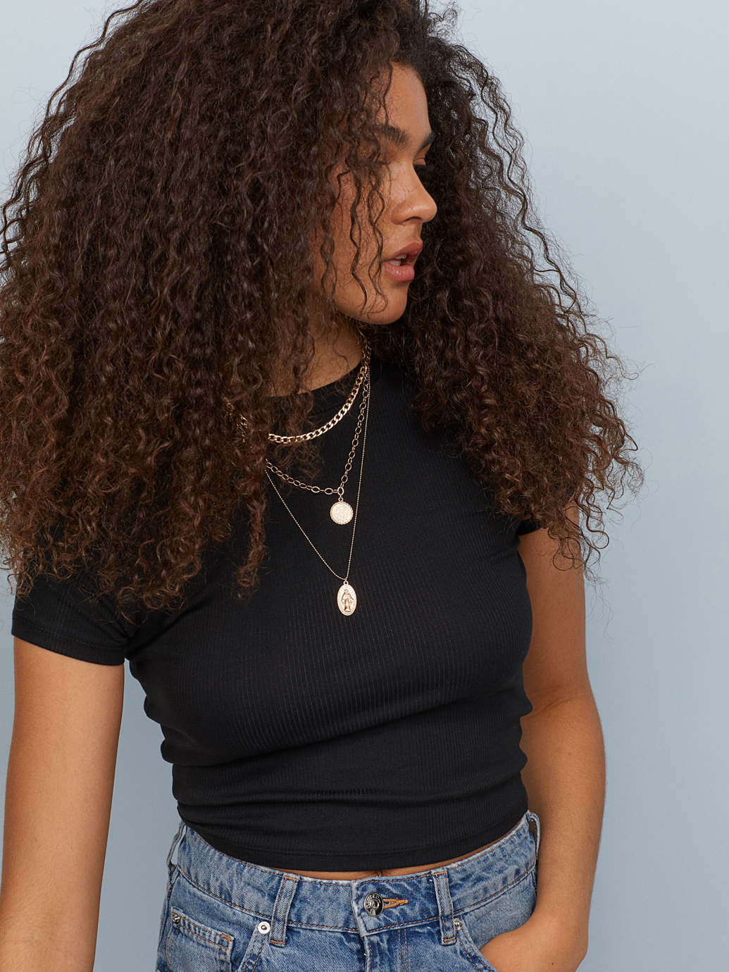 

Топ H&M 0624486_черный L Черный