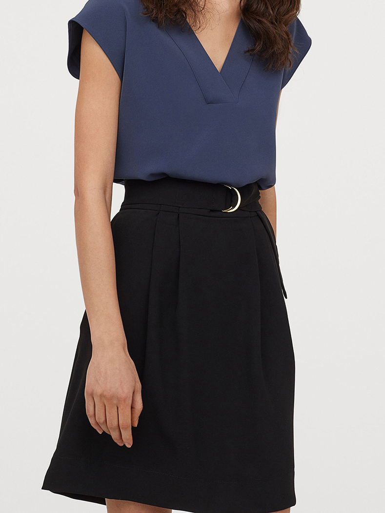 

Юбка H&M 0774148-0  Черная, Юбка H&M 0774148-0 38 Черная