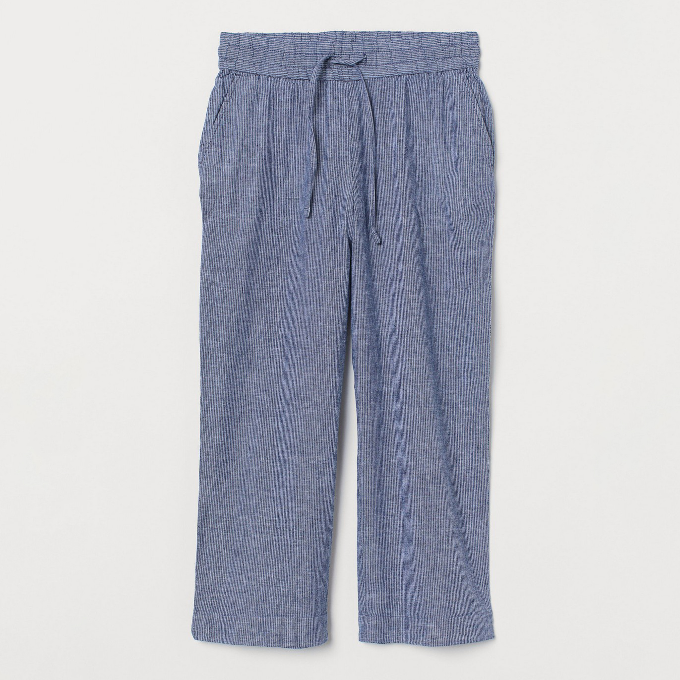 

Брюки H&M 0733310_бел. полоска 34 Синие