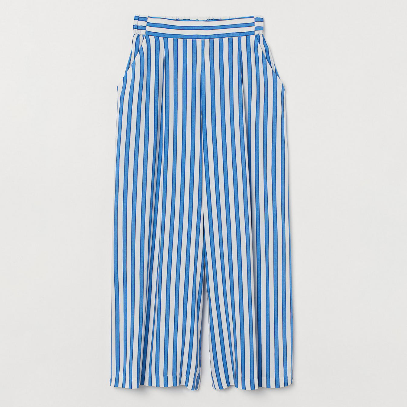 

Брюки H&M 0816563_син_полоска 40 Голубые