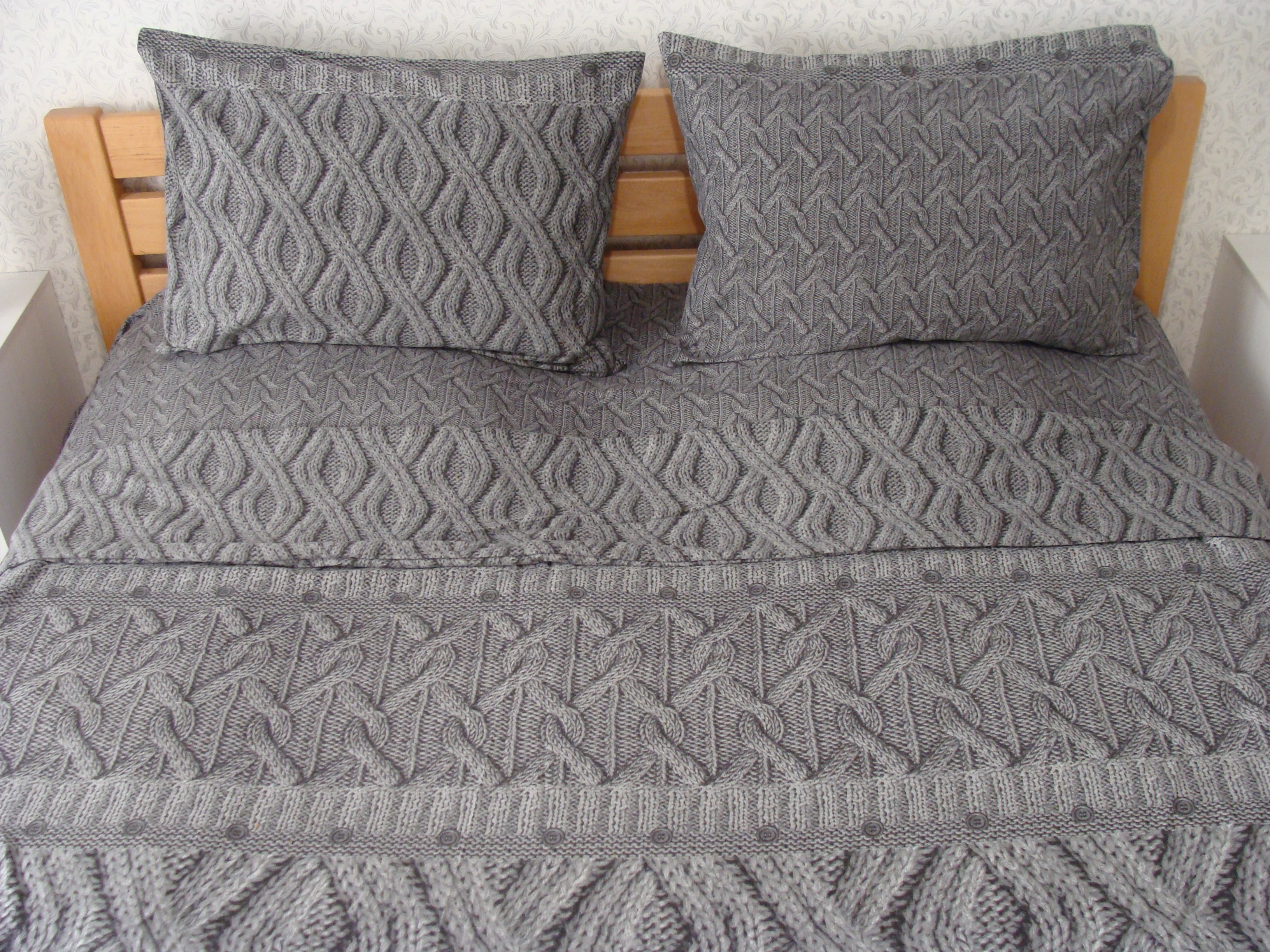 

Комплект постельного белья Novita Grey 3 Ecotton 2-спальный