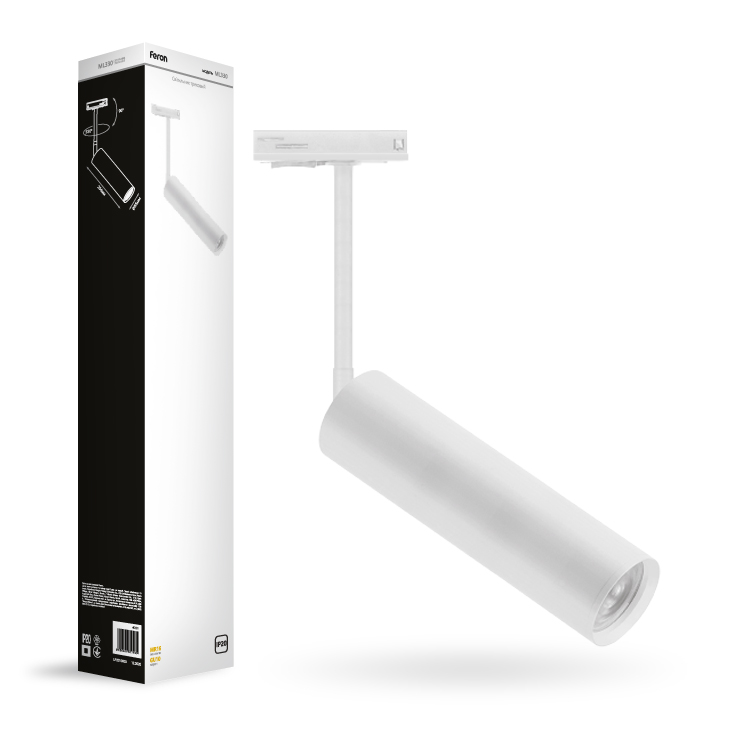 

Трековый светильник Feron ML330 белый (40131)