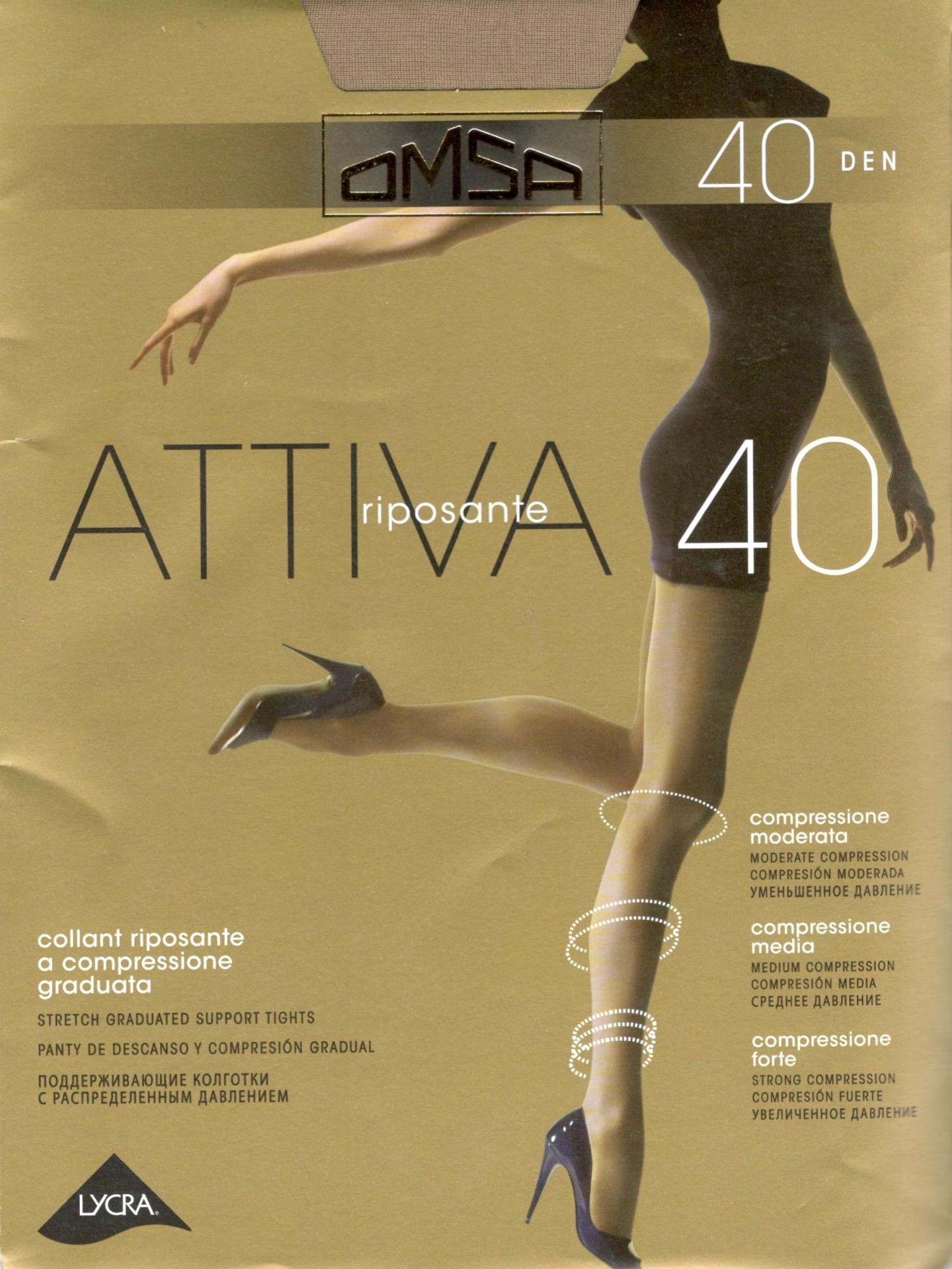 

Колготки женские OMSA 40 DEN ATTIVA 40 -L caramello, Колготки женские OMSA 40 DEN ATTIVA 40 4-L caramello
