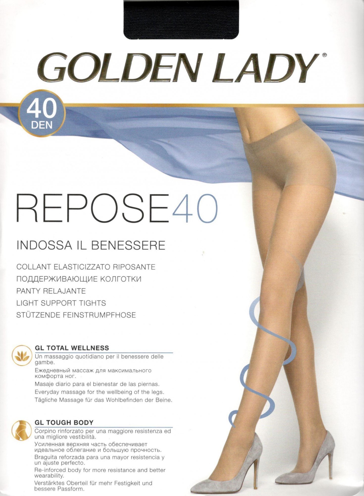 

Колготки женские GOLDEN LADY 40 DEN REPOSE 40 -XL nero, Колготки женские GOLDEN LADY 40 DEN REPOSE 40 5-XL nero