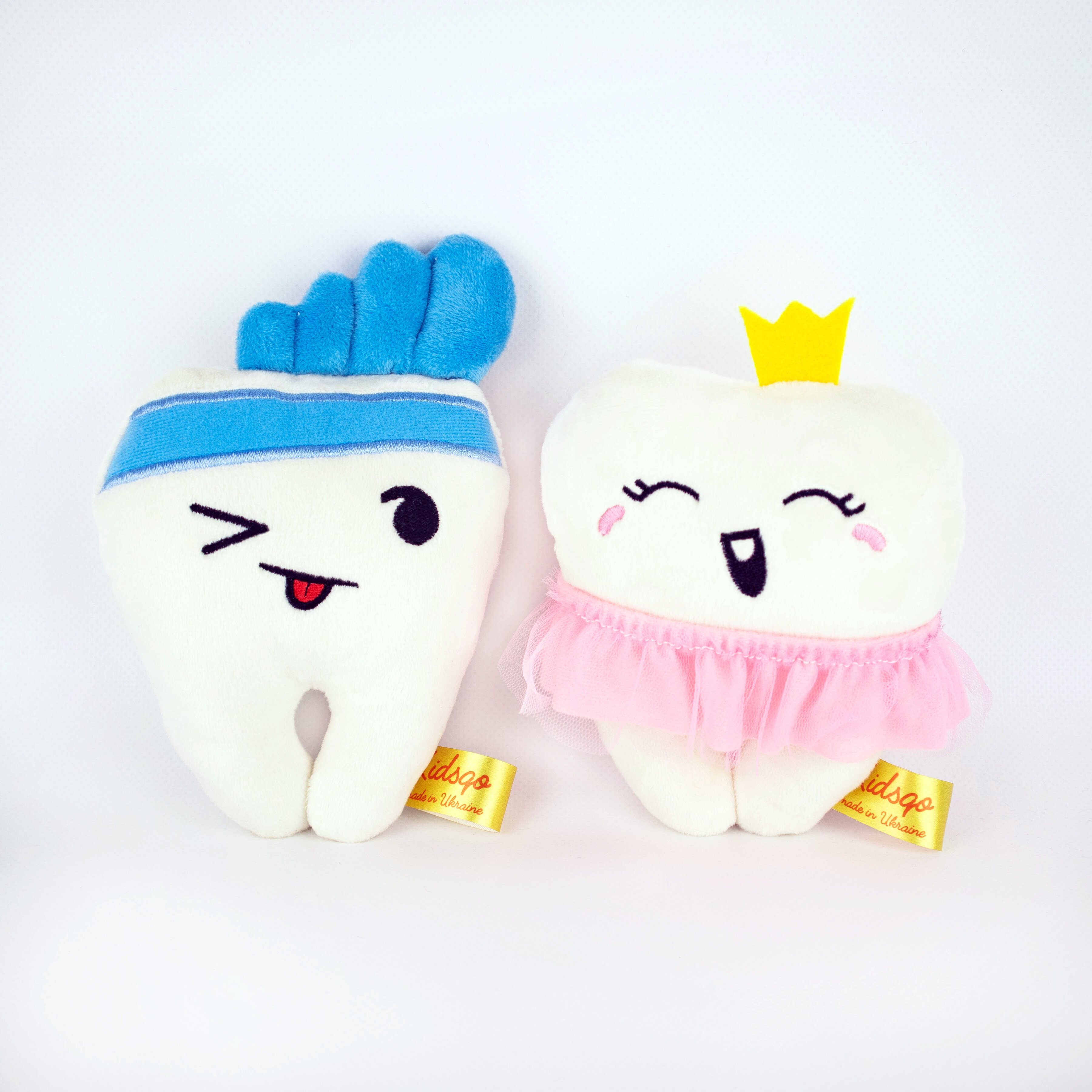 

Мягкая игрушка Kidsqo Зубики парочка 18 см