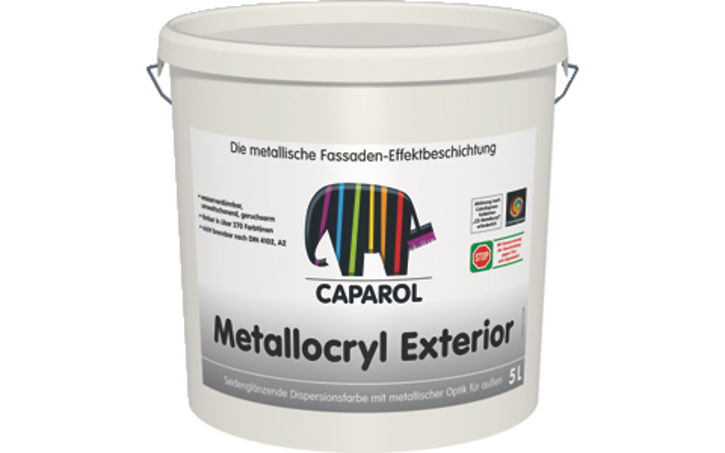 

Краска дисперсионная для внешних работ Capadecor Metallocryl EXTERIOR, 5л