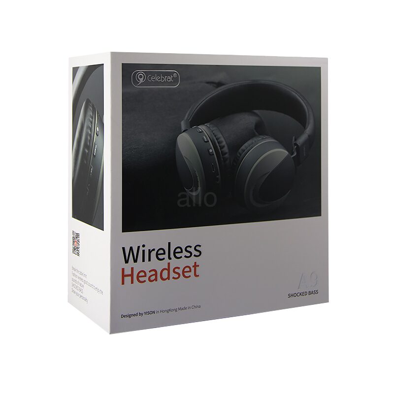 

Беспроводные Наушники Bluetooth Celebrat A9 — Gray (Серый)