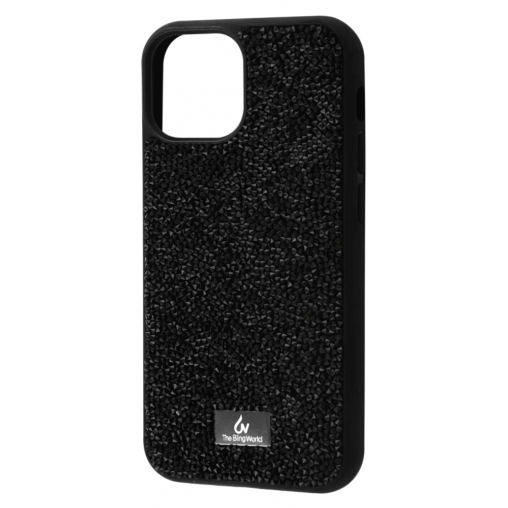 

Чехол Bling World ROCK DIAMOND iPhone 13 mini black Черный N33367