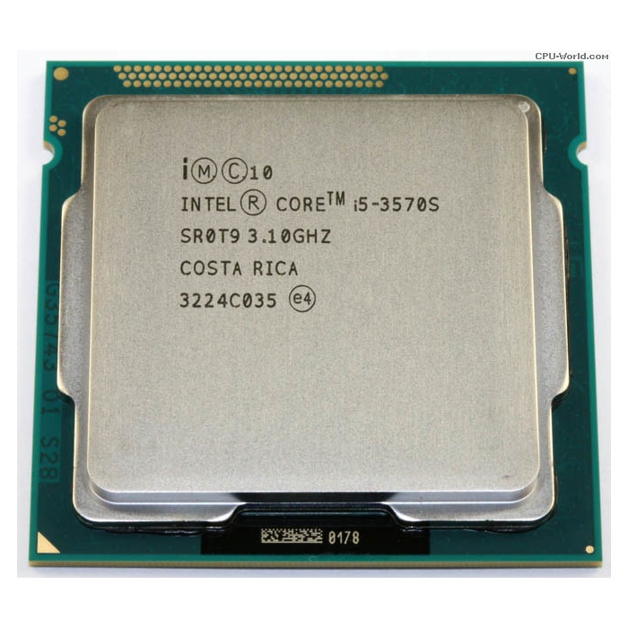 

Процессор Intel 4 Core i5-3570S CPU 3.10GHz (SR0T9)