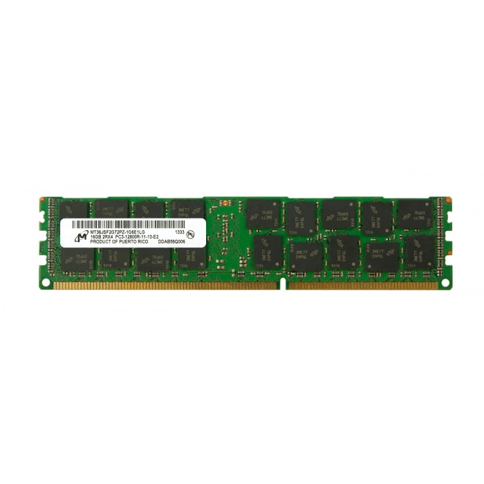 

Серверная оперативная память Micron 16GB DDR3 2Rx4 PC3-12800R (MT36JSF2G72PZ-1G6E1) / 7655