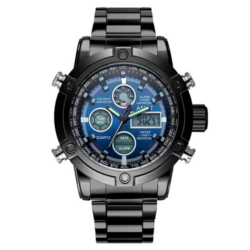 

Наручные часы AMST 3022 Metall Black-Blue