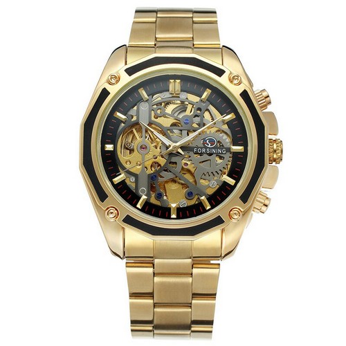

Наручные часы Forsining 8130 Gold-Black