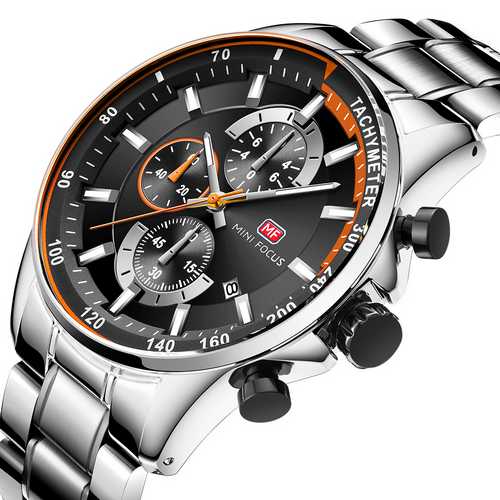 

Наручные часы Mini Focus MF0218G Silver-Black-Orange