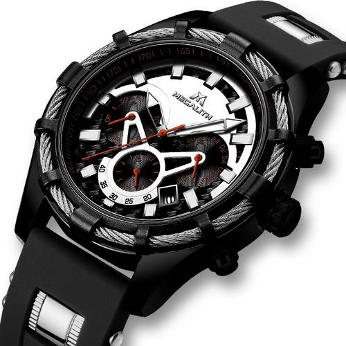 

Наручные часы Megalith 8042M Black-Silver