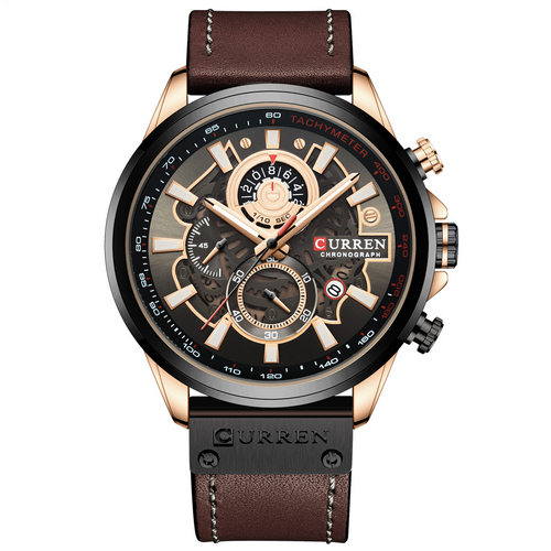 

Наручные часы Curren 8380 Black-Cuprum-Dark Brown