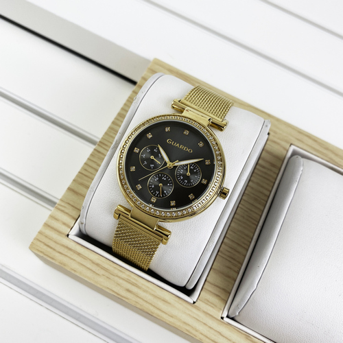 

Наручные часы Guardo B01652-4 Gold-Black