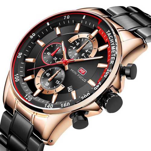 

Наручные часы Mini Focus MF0218G Black-Cuprum-Red