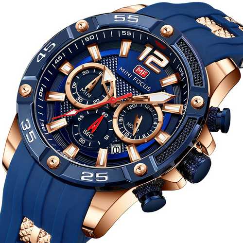 

Наручные часы Mini Focus MF0349G Blue-Cuprum
