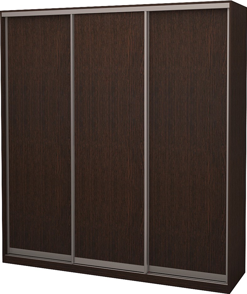 

Шкаф-купе трехдверный Roko 209.2x242x60 см ДСП Дуб венге