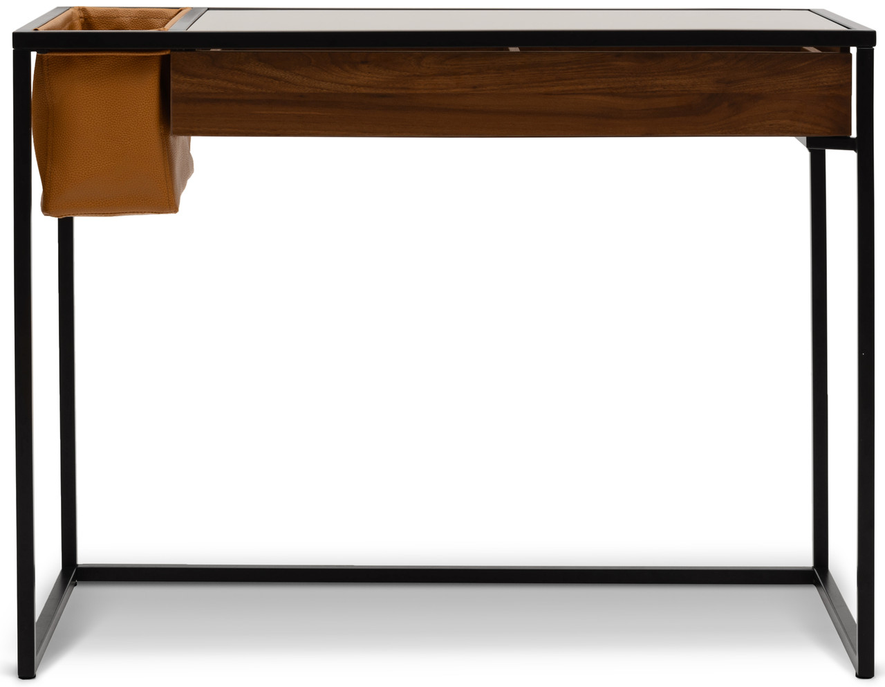 

Стол письменный Carveli Caby walnut закаленное стекло