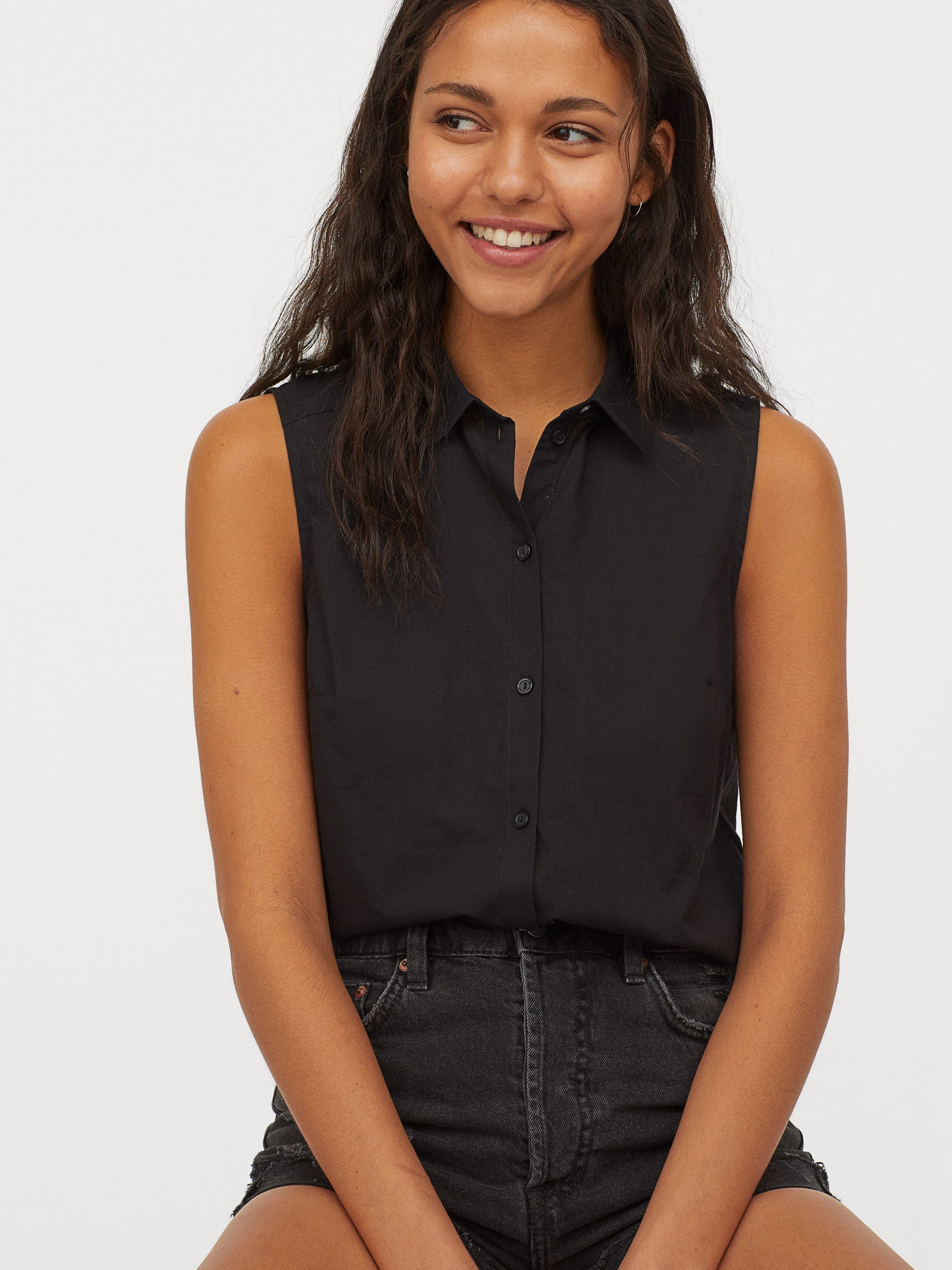 

Блузка H&M 857427003b24 40 Черная