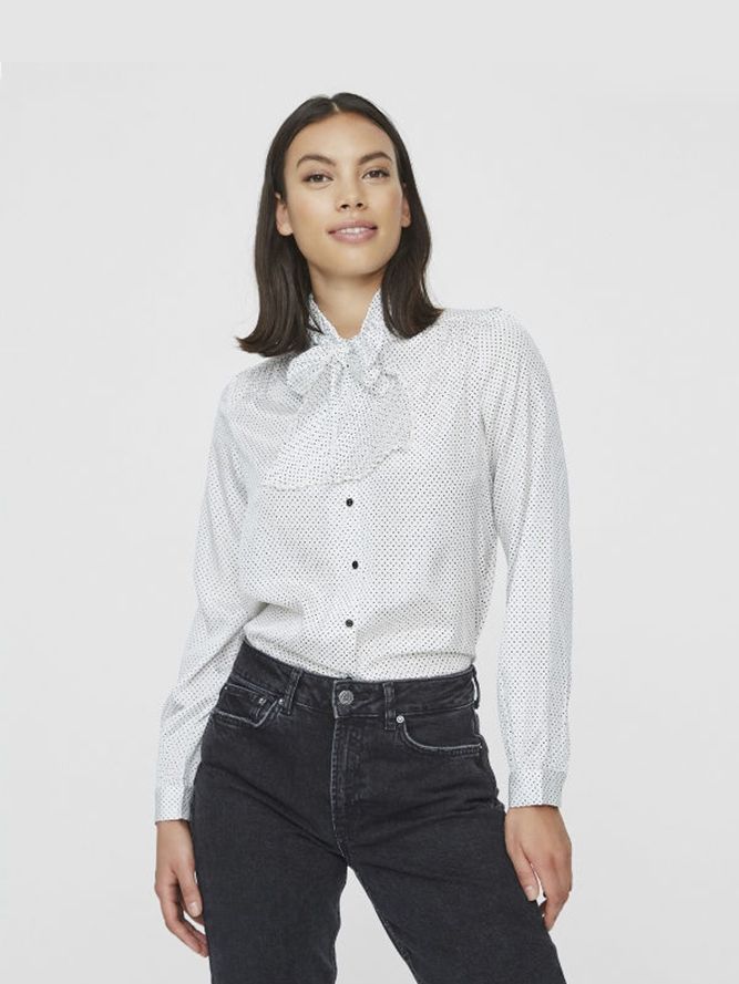 

Блузка Vero Moda 10219319b25 XS Белая