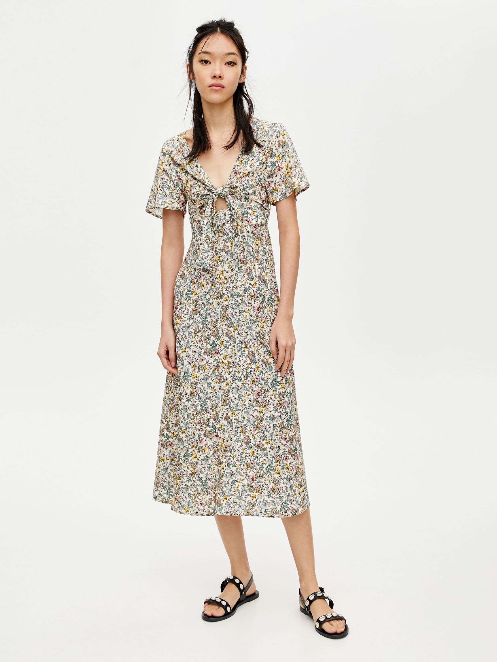 

Платье Pull & Bear 5390421b26  Зеленое, Платье Pull & Bear 5390421b26 S Зеленое