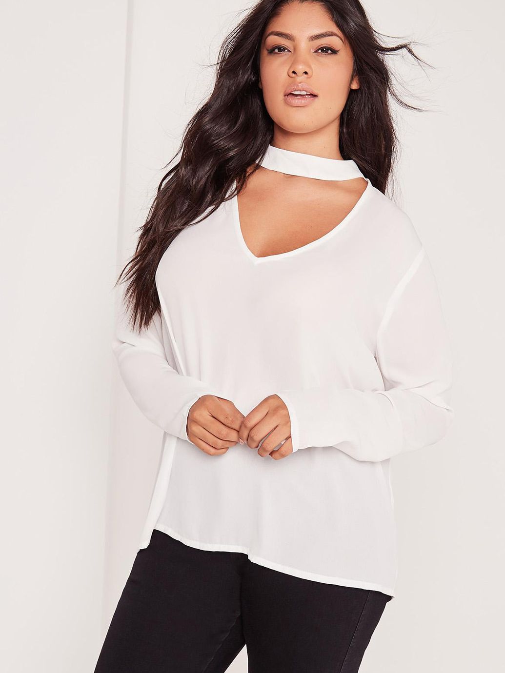 

Блузка Missguided 10033754b33  Белая, Блузка Missguided 10033754b33 38 Белая