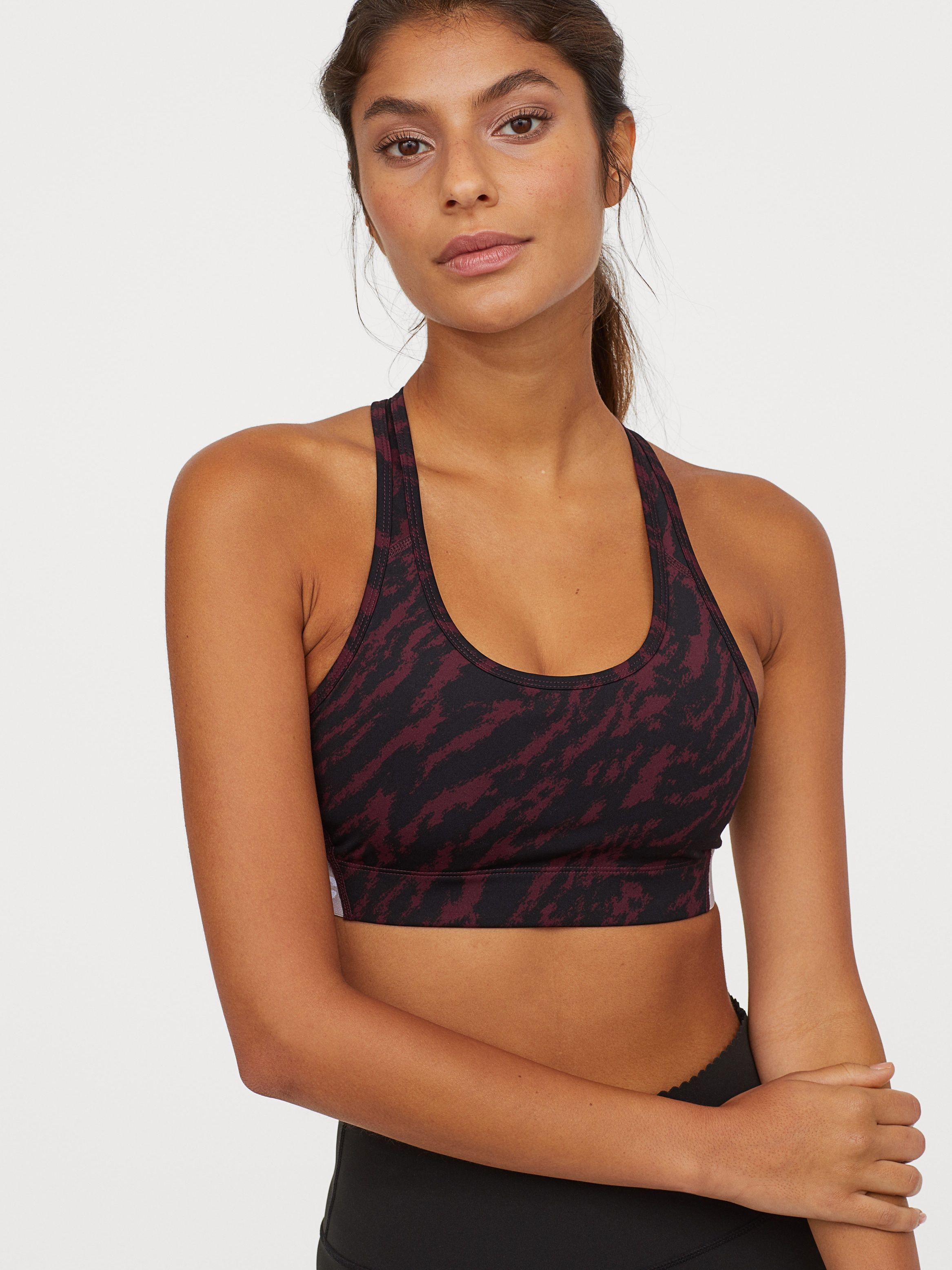 

Спортивный топ H&M 7542380b33  Бордовый, Спортивный топ H&M 7542380b33 L Бордовый