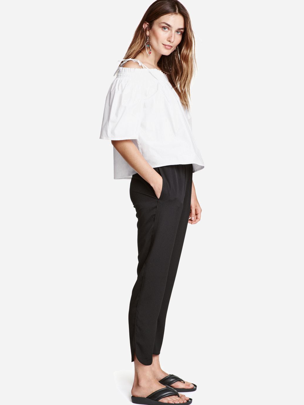 

Брюки H&M 3994824b33 40 Черные