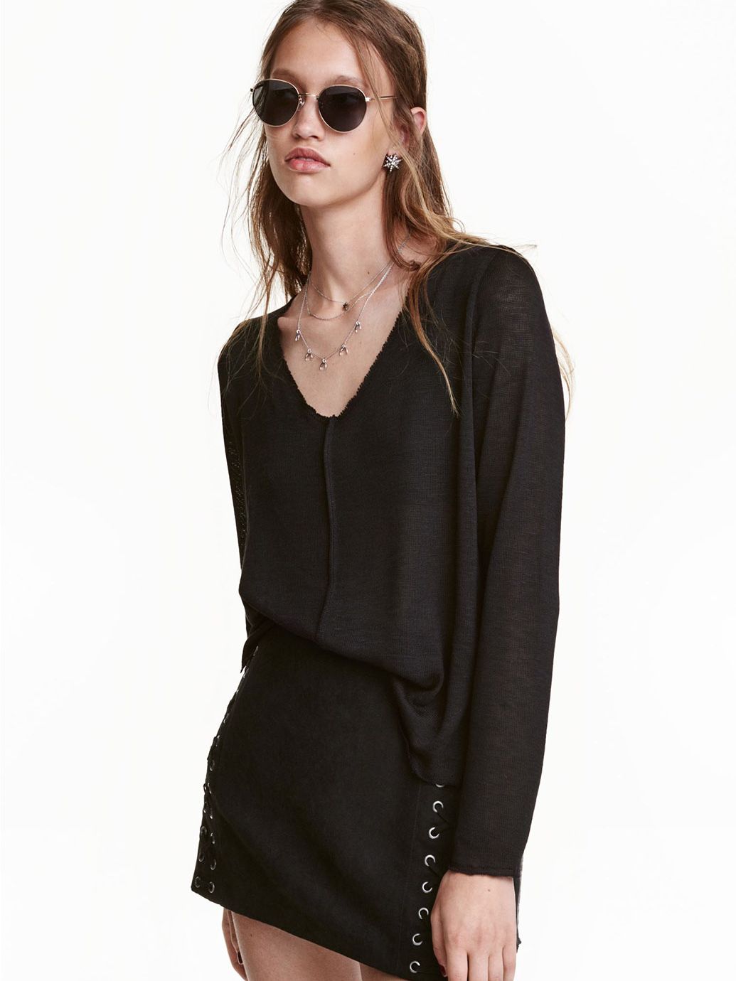 

Пуловер H&M 423016001b33  Черный, Пуловер H&M 423016001b33 XS Черный