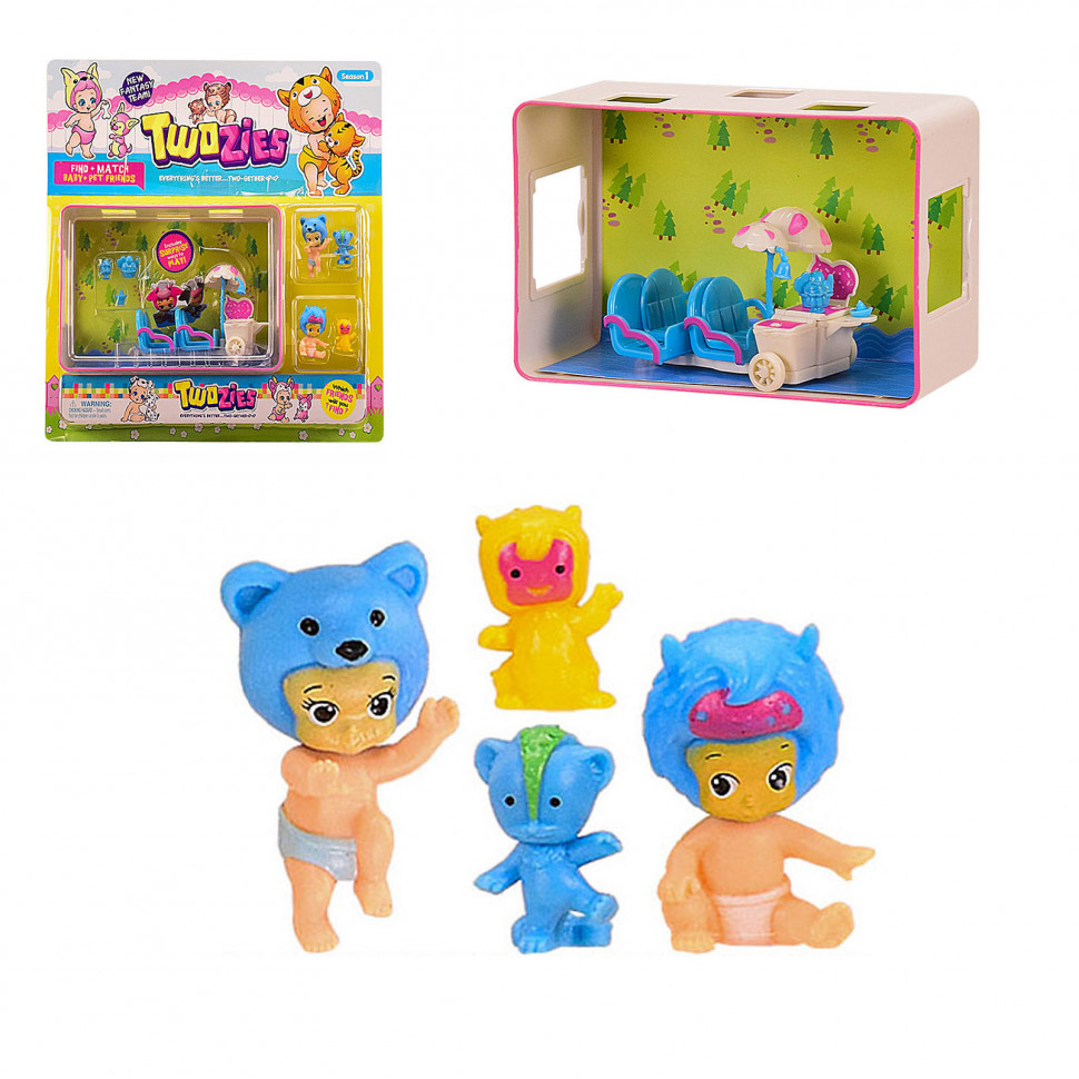 

Игровой набор "TwoZies" 4 фигурки 23530-6