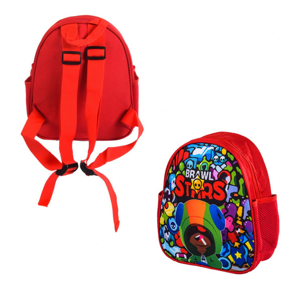 

Рюкзак детский "Леон и команда" Бравл Старс ( Красный) BS11220-23(Red)