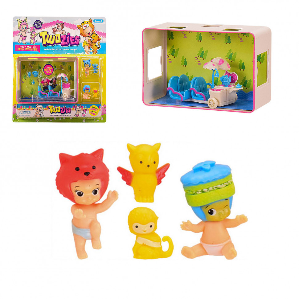 

Игровой набор "TwoZies" 4 фигурки 23530-5