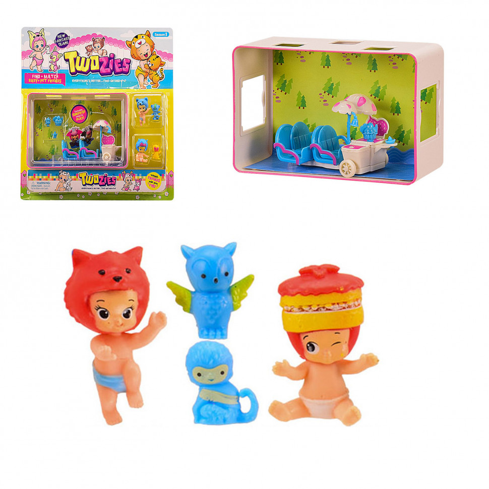 

Игровой набор "TwoZies" 4 фигурки 23530-2