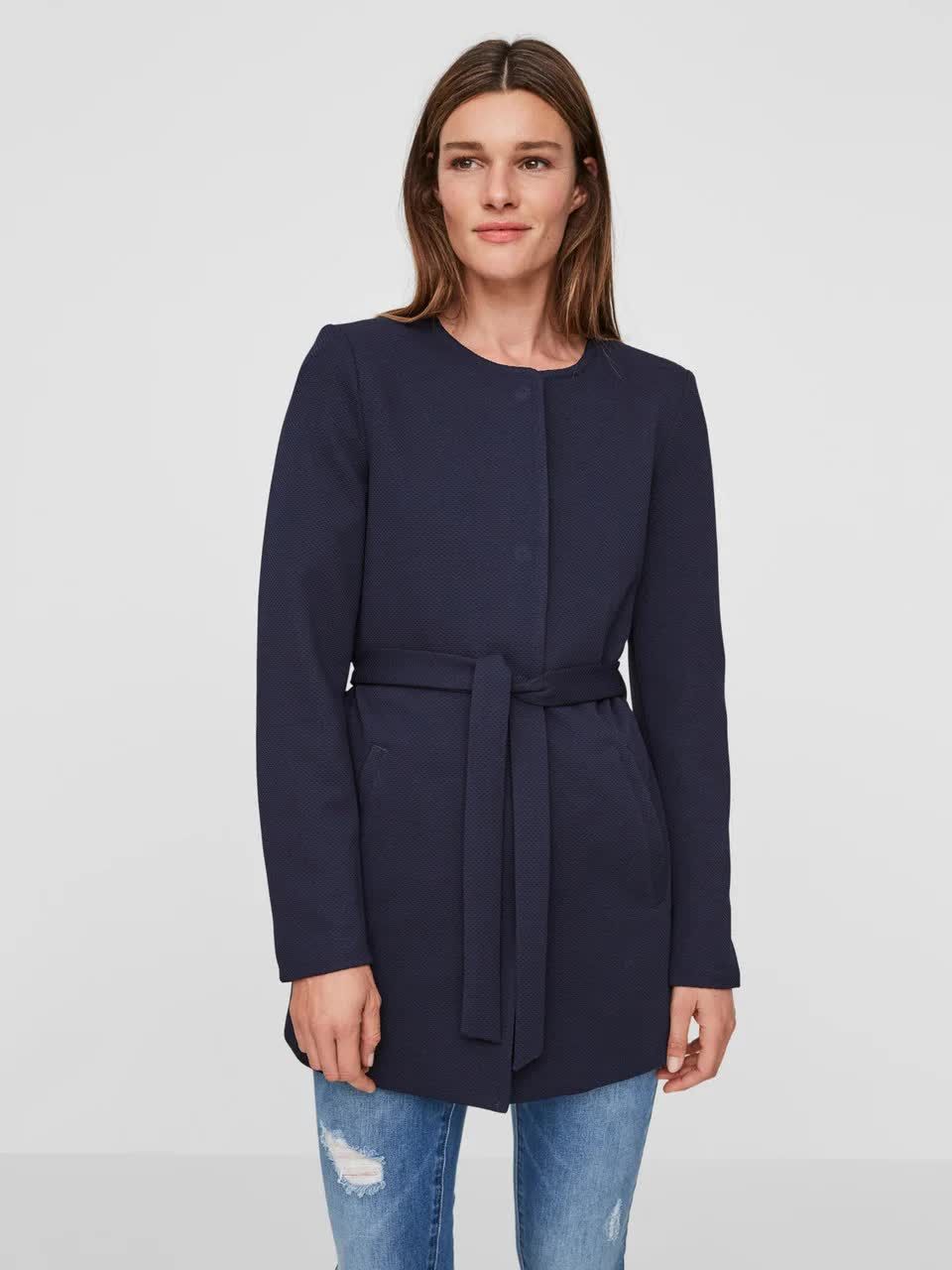 

Пальто Vero Moda 10196963b25  Темно-синее, Пальто Vero Moda 10196963b25 S Темно-синее