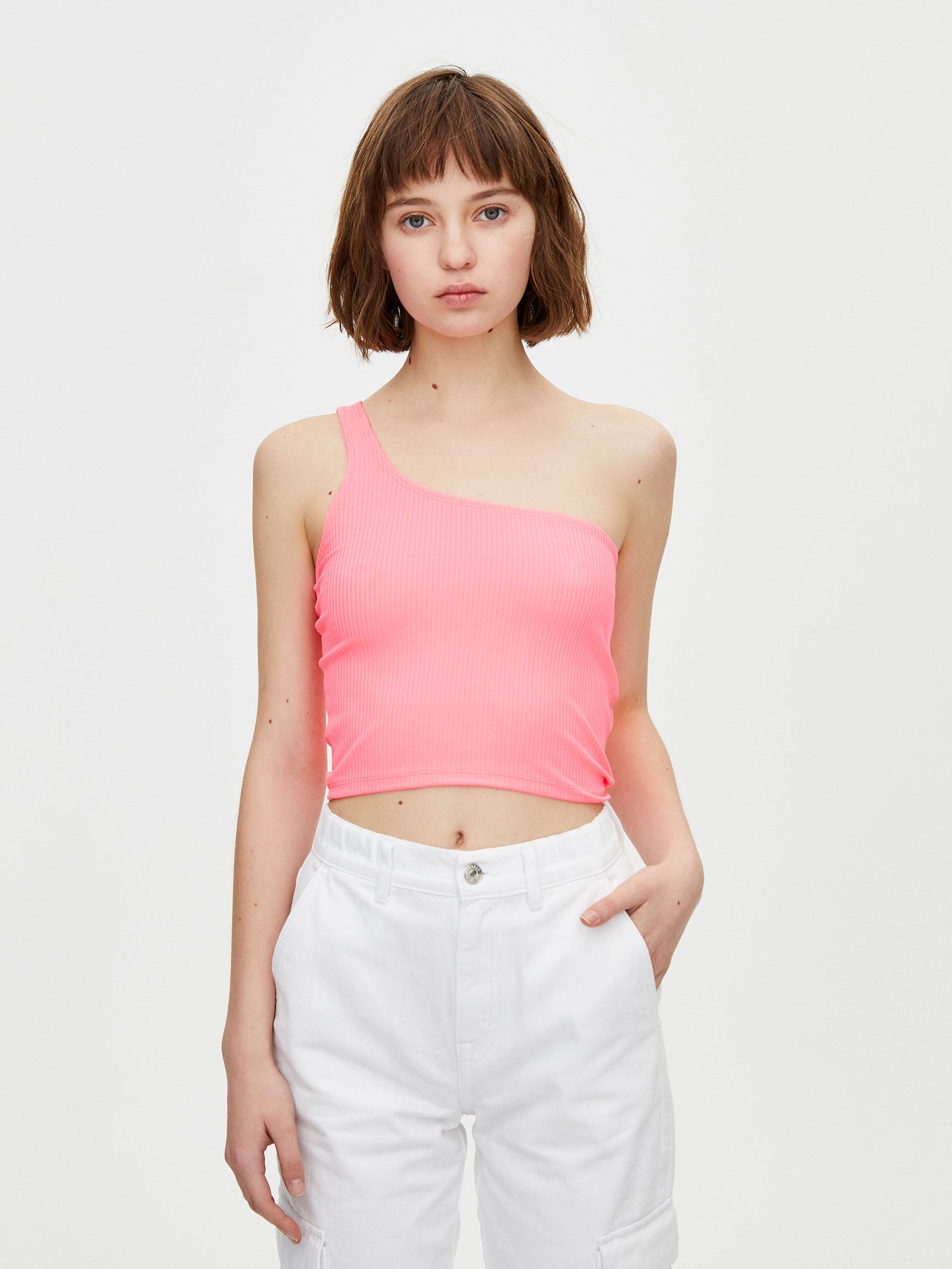 

Топ Pull & Bear 9230329640b26  Розовый, Топ Pull & Bear 9230329640b26 L Розовый